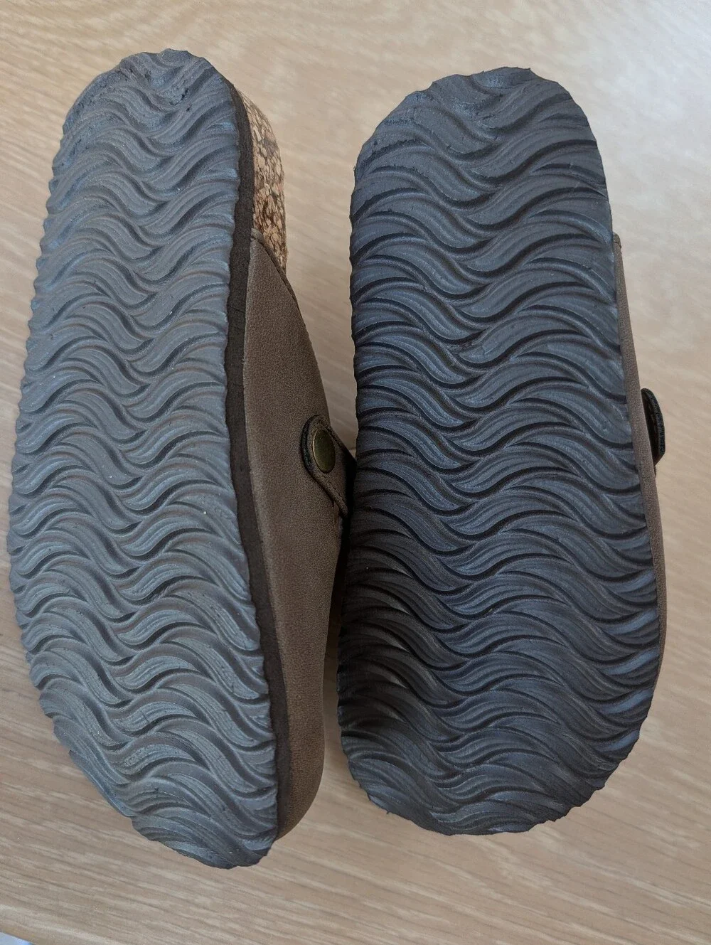 Hurley Kids Taupe Slip-On Clogs with Buckle